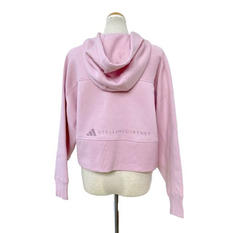 ステラマッカートニー stella mccartney アディダス adidas クロップドパーカー コットン混合 ピンク 正規取扱
