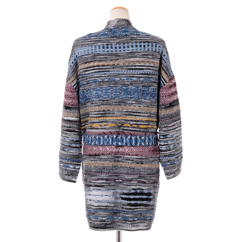 ミッソーニ Missoni ローブカーディガン ウールミックス ブラック  