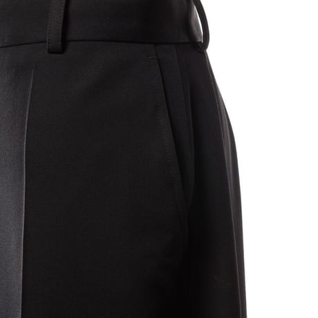 ステラマッカートニー stella mccartney ストレートパンツ ウール ブラック