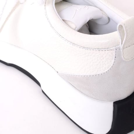 ジュゼッペザノッティ GIUSEPPE ZANOTTI レザースニーカー バックスキンレザー ホワイト