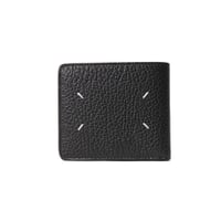 メゾン マルジェラ Maison Margiela ビルフォールドウォレット 牛革 ブラック