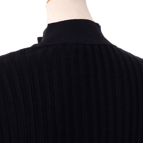 プロエンザスクーラー Proenza Schouler Vネック長袖ニットワンピース シルクカシミア ブラック