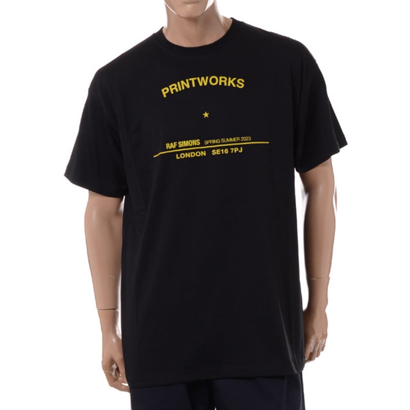 ラフシモンズ RAF SIMONS Printworks Tour T-shirt Tシャツ ...