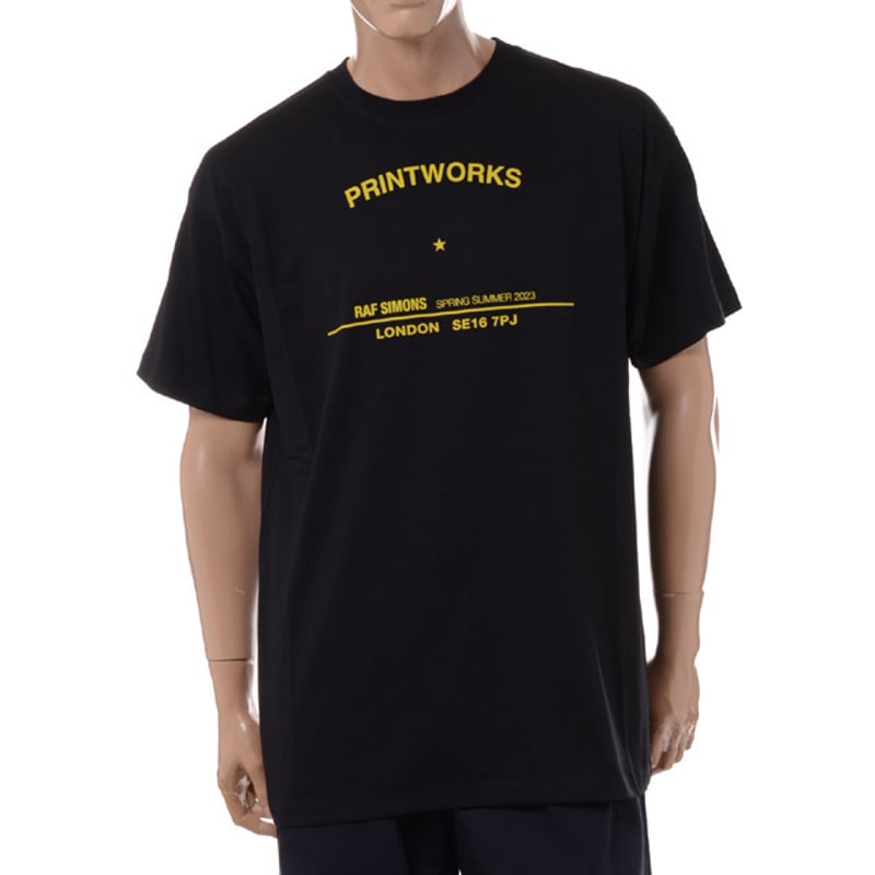 ラフシモンズ RAF SIMONS Printworks Tour T-shirt Tシャツ 