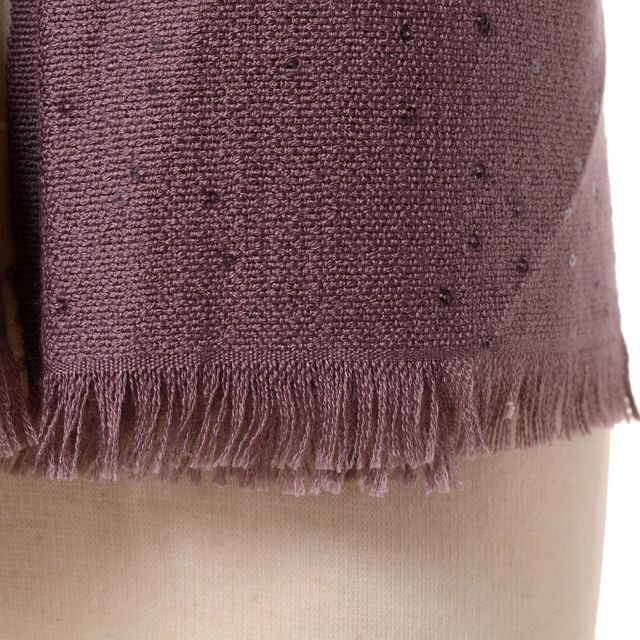 ブルネロクチネリ ダイヤモンドスパンコールカシミヤストール ブルネロクチネリ ダイヤモンドスパンコールカシミヤストール