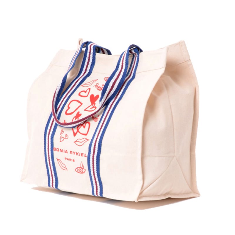 ソニアリキエル SONIA RYKIEL ショッピングバッグ キャンバス地
