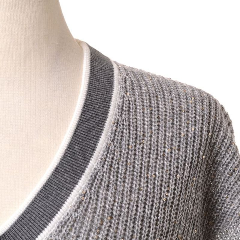 ブルネロクチネリ【美品】ショートパンツ L位 イタリア製 グレー ベルト付 ブルネロクチネリ【美品】ショートパンツ L位 イタリア製 グレー