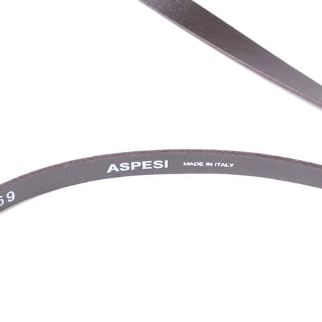 アスペジ ASPESI ベルト カーフスキン チョコレートブラウン