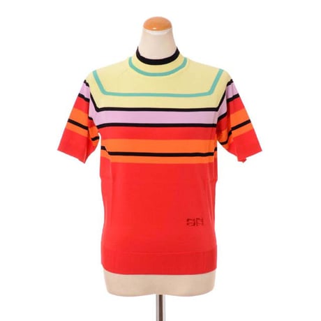 ソニアリキエル SONIA RYKIEL ハイネック半袖セーター ジャージー マルチビタミン