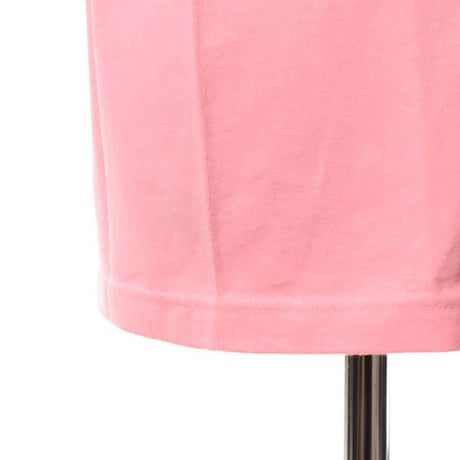 CHIKA KISADA チカキサダ ラメロゴTシャツ コットン 半袖 レディース　ピンク