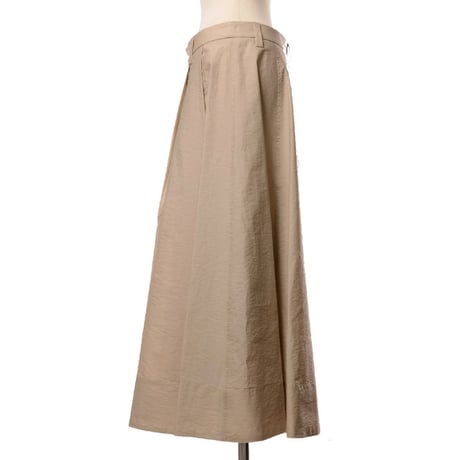 ブルネロクチネリ Brunello Cucinelli サルトルフレアースカート コットン グレージュ
