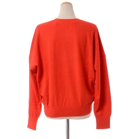 イザベルマラン ISABEL MARANT ラウンドネックセーター コットンウール ヴァーミリオン