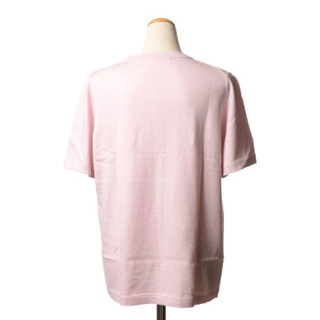 エクストリームカシミヤ extreme cashmere x cleanVネック半袖カットソー コットンカシミヤ マニキュア