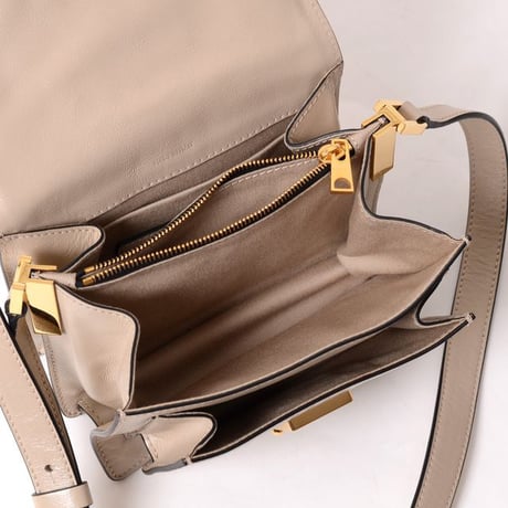 マルニ Marni TRUNKSOFT トランクソフトミニバッグ レザー ベージュ