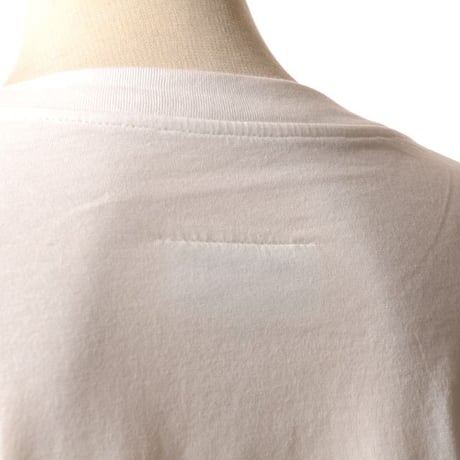 エムエムシックス メゾンマルジェラ MM6 MAISON MARGIELA ナンバリングロングTシャツ コットン ホワイト
