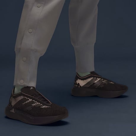 ステラマッカートニー stella mccartney アディダス adidas レースメッシュ上げ底スニーカー 合成繊維 ブラック 正規取扱