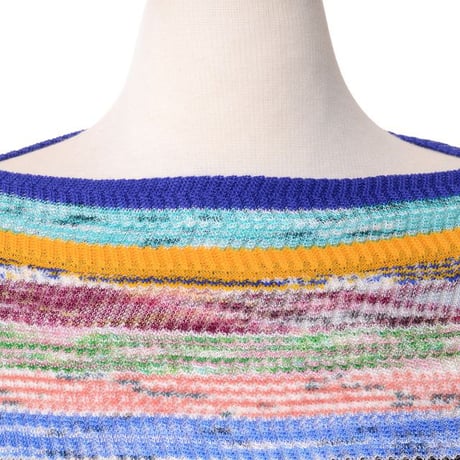 ミッソーニ Missoni ボートネックセーター レーヨン羊毛 ミックス
