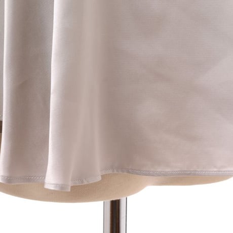 エムエムシックス メゾンマルジェラ MM6 MAISON MARGIELA Ｖネックブラウス サテン ライトグレー