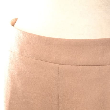 アニオナ AGNONA サイドファスナーパンツ ウールカシミア キャメル