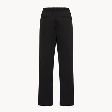 ザ・ロウ THE ROW Jonahパンツ ストレッチフランネルカシミア ブラック