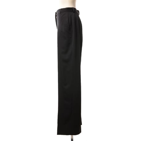 ステラマッカートニー stella mccartney ストレートパンツ ウール ブラック