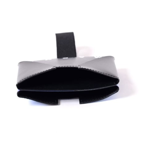 マルニ Marni カードケース PVC ブラックブルーカモフラージュ
