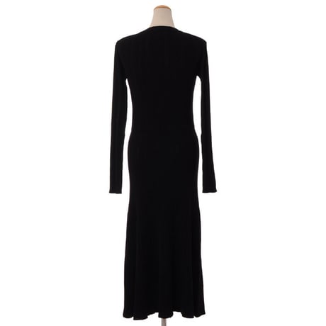 ソニアリキエル SONIA RYKIEL ロングワンピース ニット ブラック