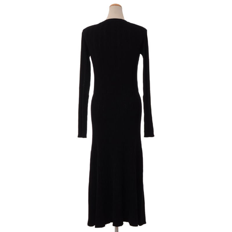 ソニアリキエル SONIA RYKIEL ロングワンピース ニット ブラック  