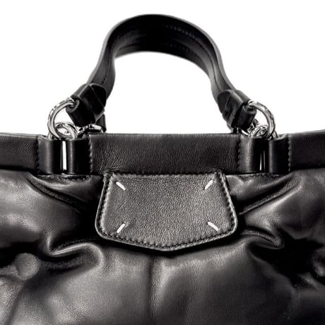 メゾン マルジェラ Maison Margiela グラムスラムトートバッグスモール ナッパーレザー ブラック 正規取扱