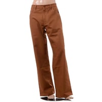 ラフシモンズ RAF SIMONS Wide fit denim workwear pants コットン ダークブラウン