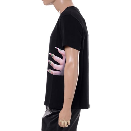 ラフシモンズ (RAF SIMONS) ARCHIVE REDUX Slim fit short sleeved T-shirt with graphic nails