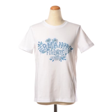 Ermanno Scervino Tシャツ　レース ERMANNO SCERVINO エルマンノシェルヴィーノ シースルー 刺繍 レース