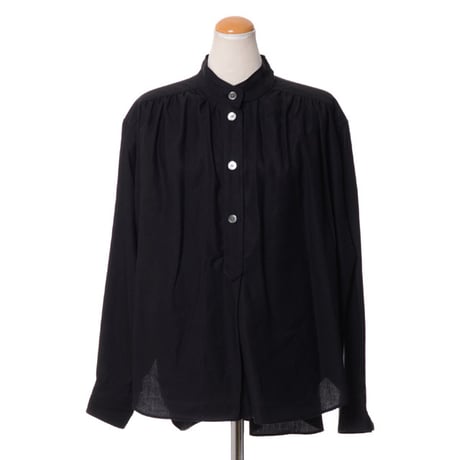イザベルマラン ISABEL MARANT シャーリングブラウス 再生繊維 フェデックブラック
