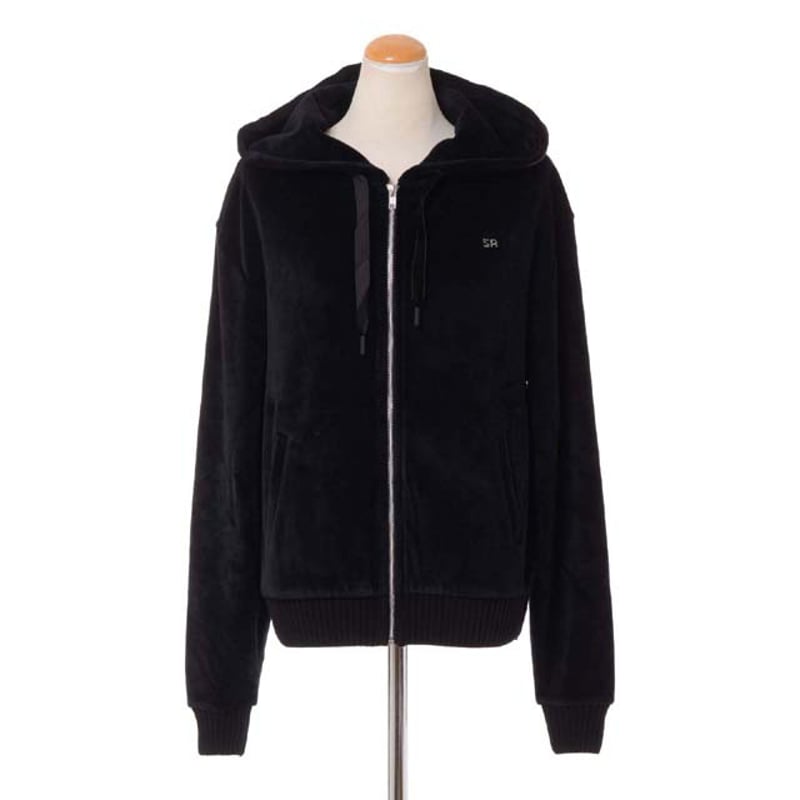 美品　SONIA RYKIEL リアルファーブルゾン　パーカー　ブラック　M 美品SONIA RYKIEL リアルファーブルゾンパーカーブラックM