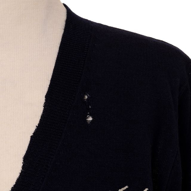 メゾン マルジェラ Maison Margiela Vネックカーディガン ウール メゾン マルジェラ Maison Margiela Vネックカーディガン ウール