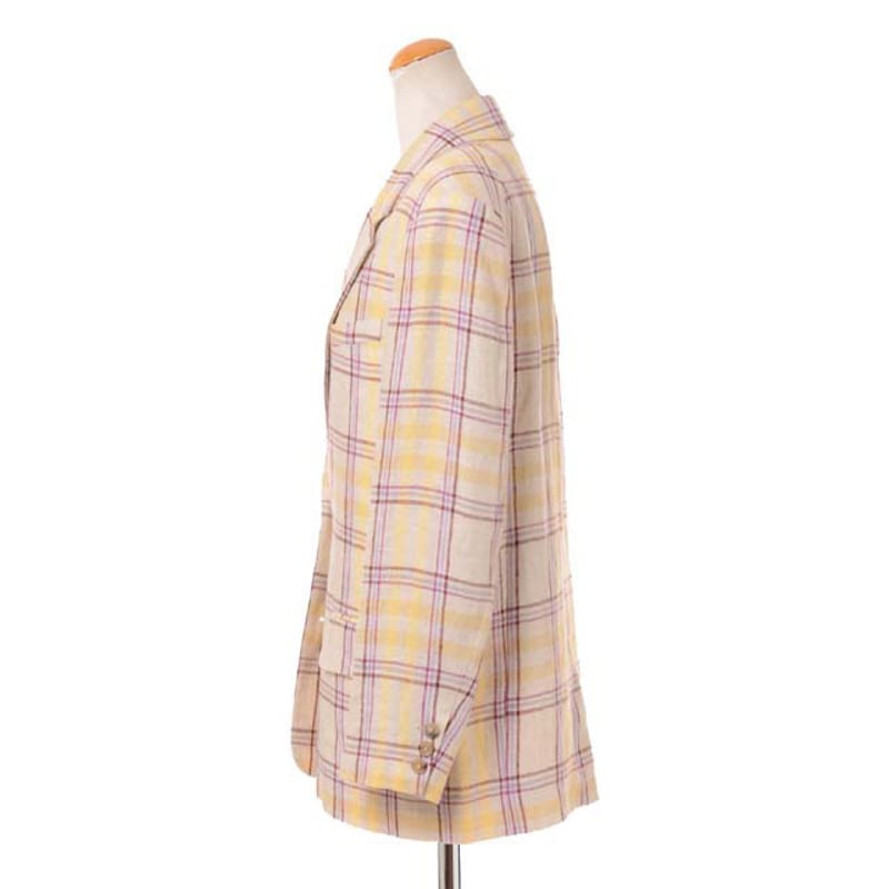 イザベルマラン ISABEL MARANT テーラードジャケット リネン イエロー 