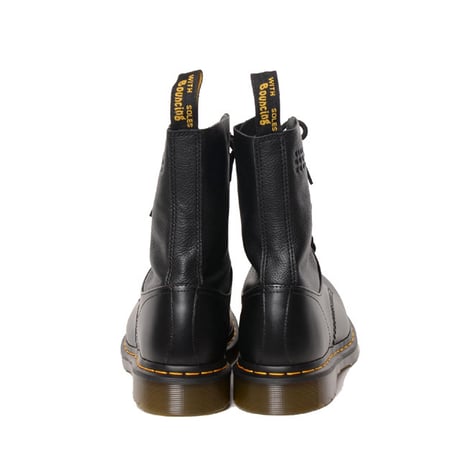 エムエムシックス メゾンマルジェラ MM6 MAISON MARGIELA ドクターマーチンブーツ 牛革 ブラック