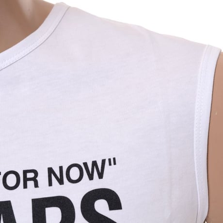 ラフシモンズ RAF SIMONS ARCHIVE REDUX Sleeveless slim fit T-shirt with Kollaps print