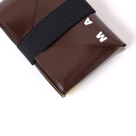 マルニ Marni カードケース PVC ブラウンカモフラージュ