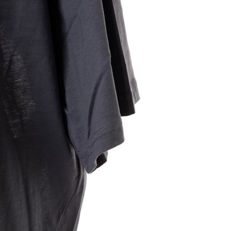 テラ TELA 背中シャーリングTシャツ コットン グレー