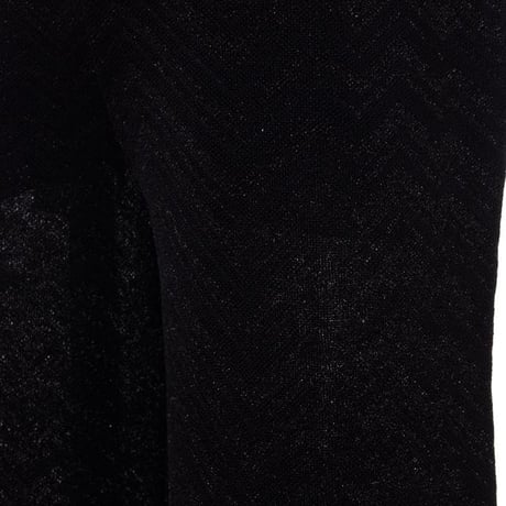 ミッソーニ Missoni ワイドパンツ コットンなど ブラックラメ