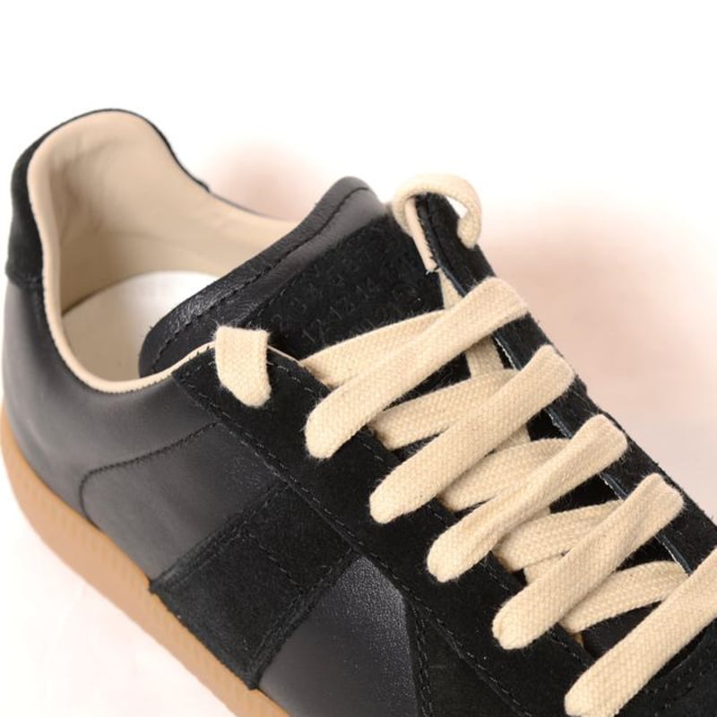 メゾン マルジェラ Maison Margiela レプリカスニーカー 牛革 ブラック