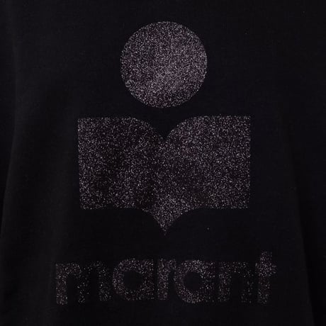 イザベルマラン ISABEL MARANT ロゴスウエット コットン裏起毛 ブラック