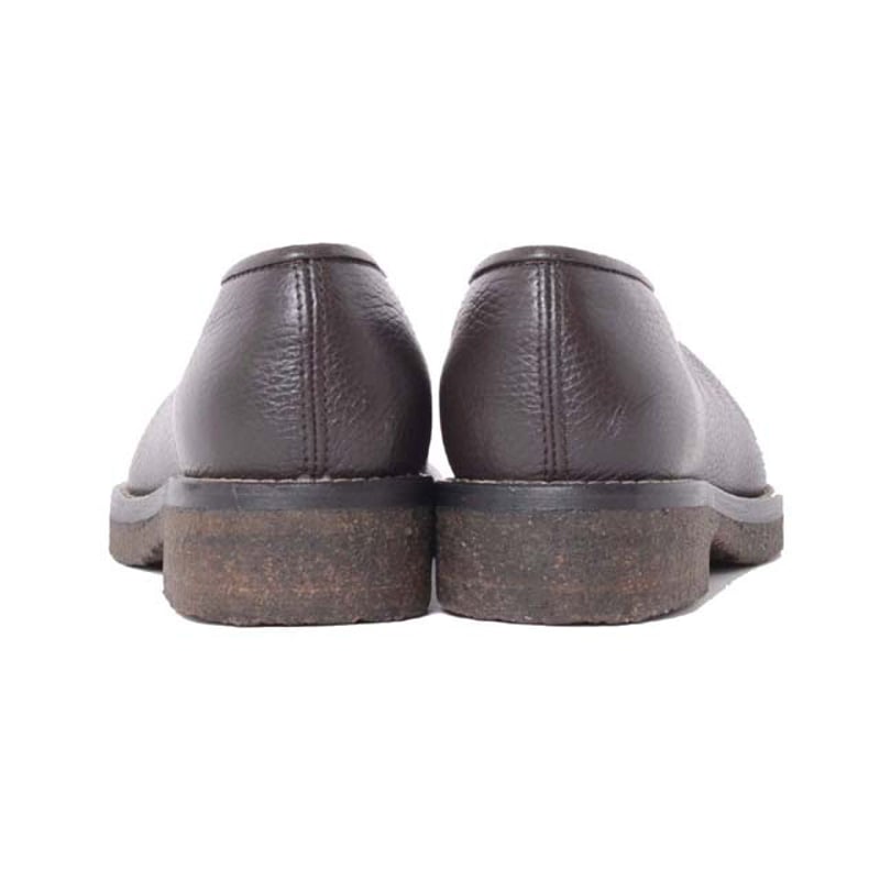 ルメール LEMAIRE PIPED SLIPPERS シューズ 牛革 ダーク