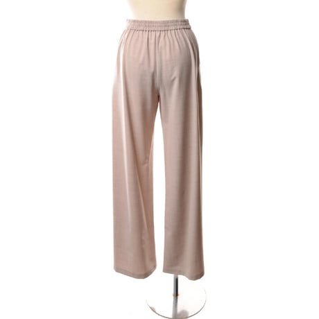 ロゼッタゲッティ ROSETTA GETTY ウエストゴムパンツ ウールストレッチ ベージュ