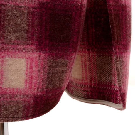 イザベルマラン ISABEL MARANT 襟付きコート フラノ レッドチェック