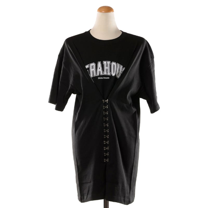 チカ キサダ chika kisada OPERAHOUSETシャツ コットン ブラックホワイ