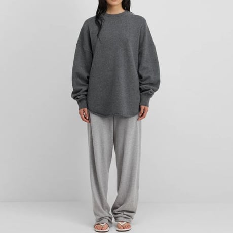 エクストリームカシミヤ extreme cashmere x n53 crewhop長袖セーター カシミアなど グレー