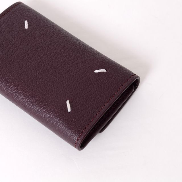 メゾン マルジェラ Maison Margiela キーケース 山羊革 ダークパープル