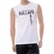 ラフシモンズ RAF SIMONS ARCHIVE REDUX Sleeveless slim fit T-shirt with Kollaps print